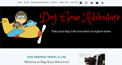 Desktop Screenshot of doggoneadventure.com